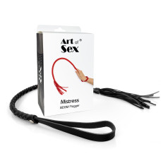 Батіг з екошкіри, чорний Art of Sex Mistress Black
