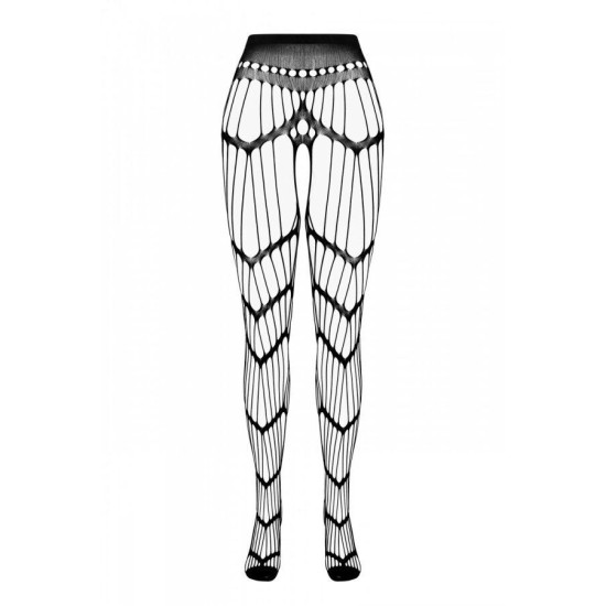 Эротические колготки-бодистокинг, белые Passion ECO S006 White