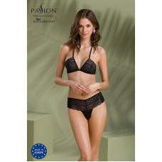 Комплект (бралетт і трусики-бікіні), чорний Passion KERRIA BIKINI black, S/M