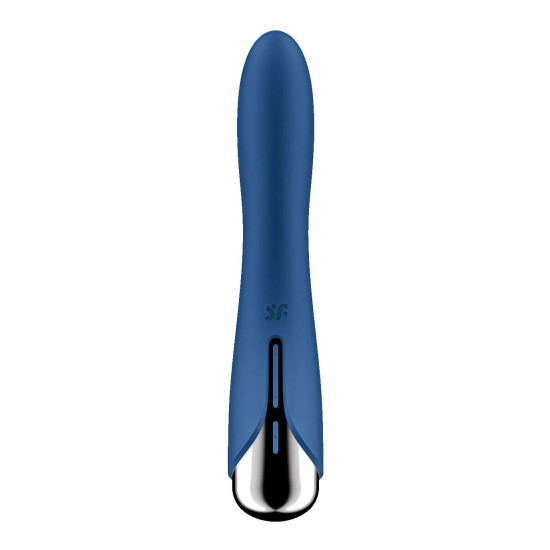 Вібратор точки G з обертанням, 2 мотори, синій Satisfyer Spinning Vibe 1 Blue