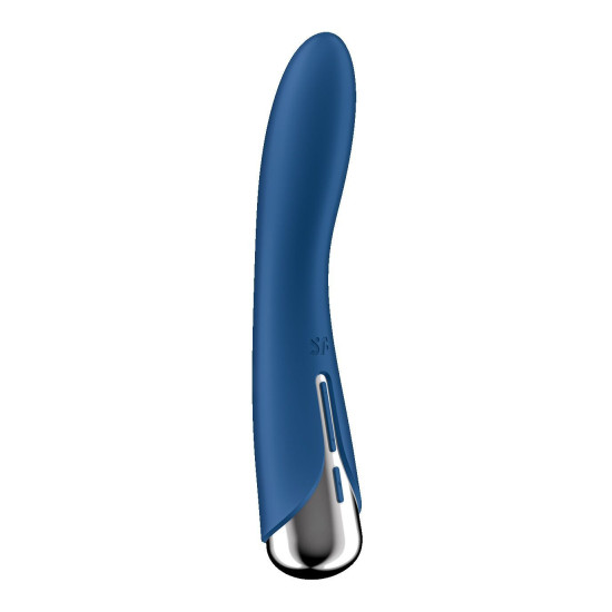 Вібратор точки G з обертанням, 2 мотори, синій Satisfyer Spinning Vibe 1 Blue