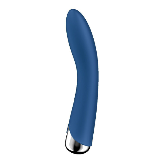 Вібратор точки G з обертанням, 2 мотори, синій Satisfyer Spinning Vibe 1 Blue