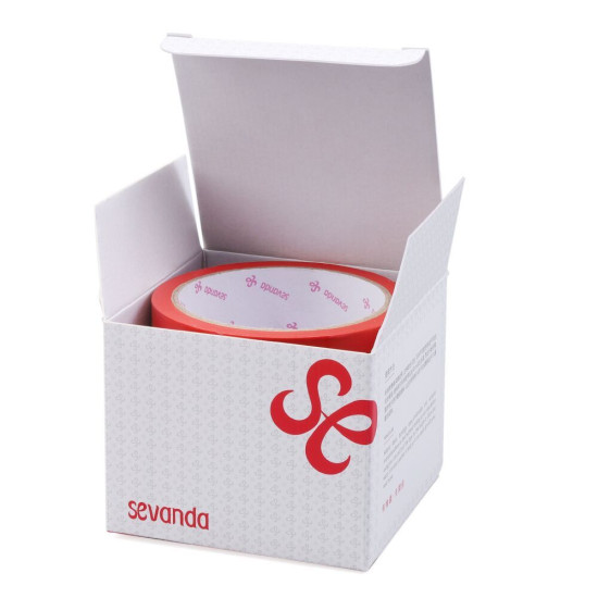 Электростатическая лента для бондажа, красная Lockink Sevanda Electrostatic Tape Red, 16 м