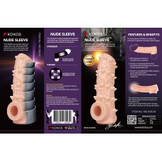 Насадка на член Kokos Nude Sleeve NS 006, M
