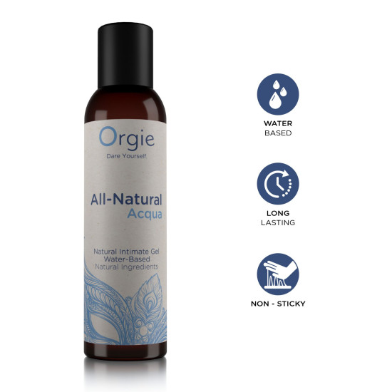 Лубрикант на водній основі Orgie All - Natural Acqua, 150 ml