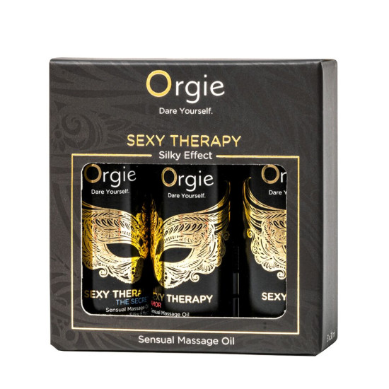 Orgie Sexy Therapy Mini Size Collection, 3×30 ml - набор массажных масел (3 аромата)