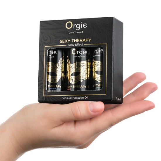 Orgie Sexy Therapy Mini Size Collection, 3×30 ml - набор массажных масел (3 аромата)