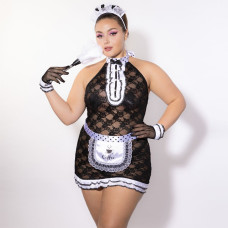 Эротический костюм горничной JSY P61107, Plus Size