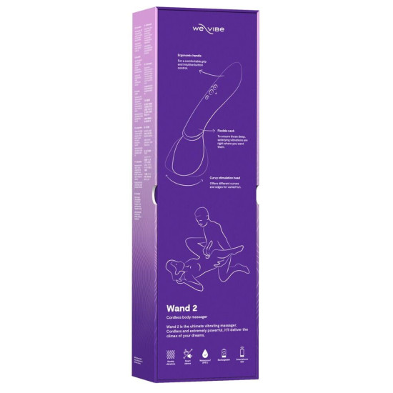 Вибромассажер, фиолетовый We-Vibe Wand 2 Purple
