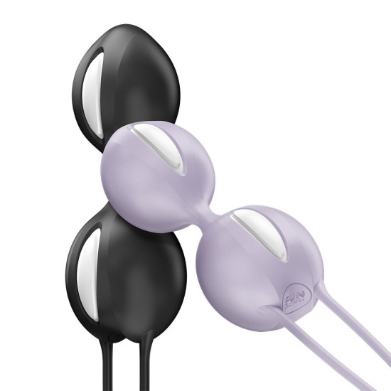Вагинальные шарики, 2 шт, фиолетовые, диаметр 3.2 и 3.6 см Fun Factory SMARTBALLS DUO Purple