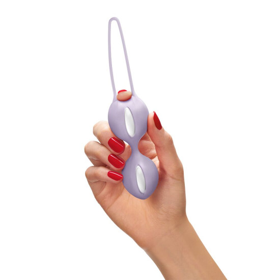 Вагинальные шарики, 2 шт, фиолетовые, диаметр 3.2 и 3.6 см Fun Factory SMARTBALLS DUO Purple