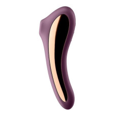 Вакуумний стимулятор з вібрацією, винно-червоний Satisfyer Dual Kiss Wine Red