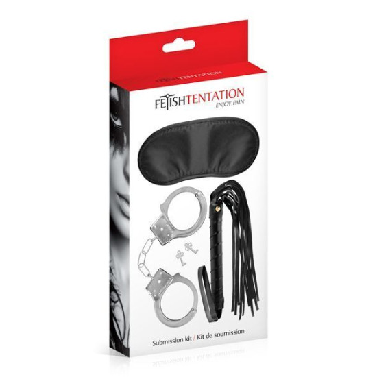 Набор BDSM аксессуаров Fetish Tentation Submission Kit (мятая упаковка!!!)