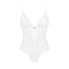 Еротичне напівпрозоре боді Obsessive Heavenlly crotchless teddy M/L (пом'ята упаковка!!!)