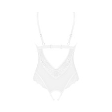 Еротичне напівпрозоре боді Obsessive Heavenlly crotchless teddy M/L (пом'ята упаковка!!!)
