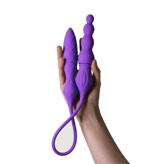 Вибратор двухсторонний с пультом LRS Adrien Lastic AD-2X
