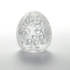 Мастурбатор-яйцо с текстурой «Сердечки» Tenga Egg Lovers