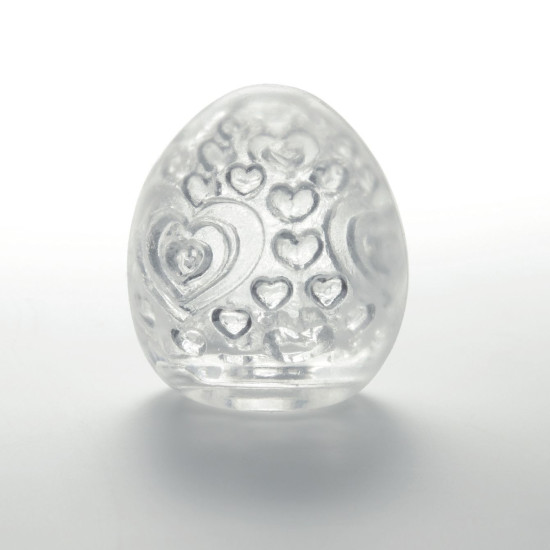 Мастурбатор-яйцо с текстурой «Сердечки» Tenga Egg Lovers