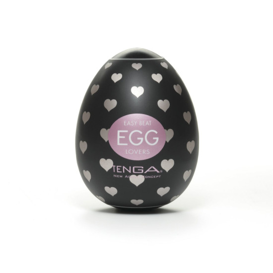 Мастурбатор-яйцо с текстурой «Сердечки» Tenga Egg Lovers