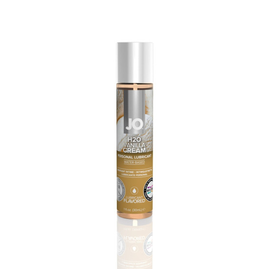JO H2O Vanilla Cream, 30 ml - їстівний лубрикант зі смаком ванільного крему на водній основі