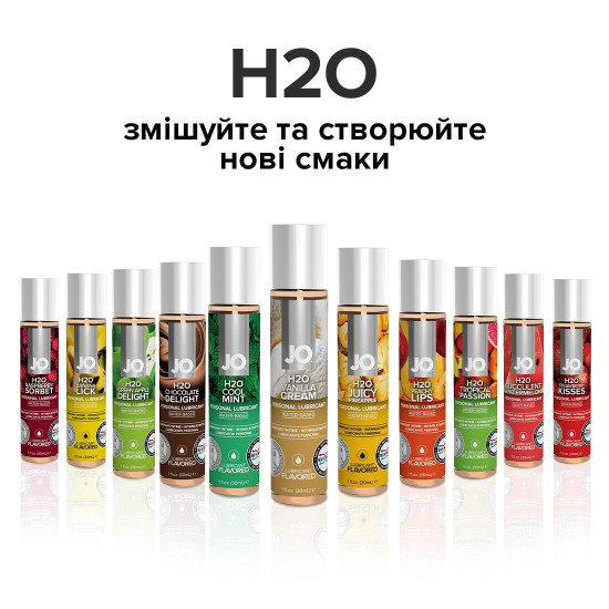 Распродажа!!! Смазка на водной основе JO H2O - Vanilla Cream (30 мл) (срок до 01.03.2025)