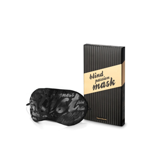 Нежная маска на глаза в подарочной упаковке Bijoux Indiscrets Blind Passion Mask