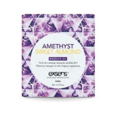 Пробник масажної олії з ароматом солодкого мигдалю EXSENS Amethyst Sweet Almond, 3 ml