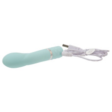 Вибратор для точки G бирюзового цвета с кристаллом Сваровски Pillow Talk Racy Teal
