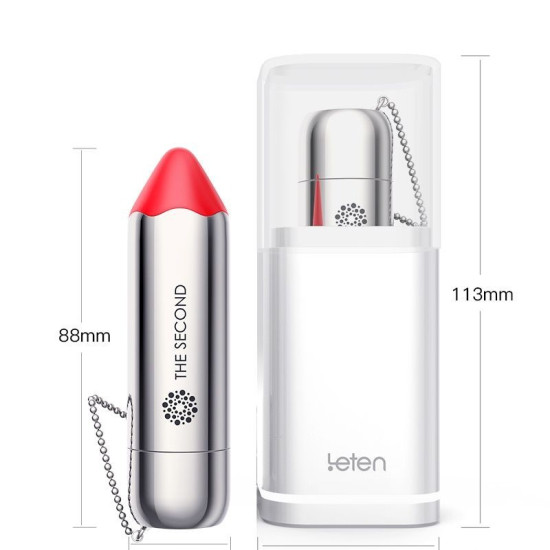 Вібропуля-помада з індукційною зарядкою, Scented Powder Leten The Second