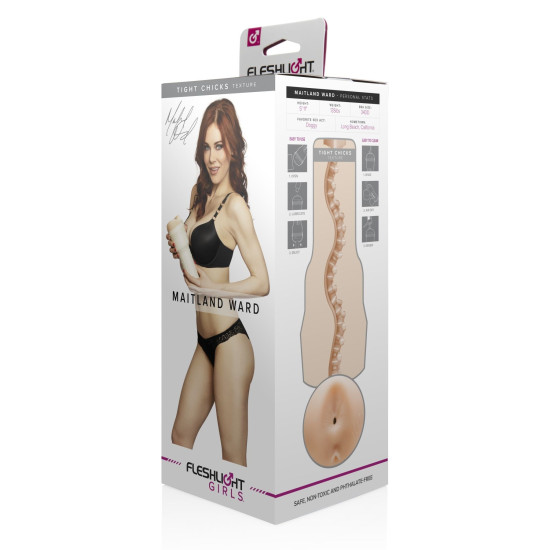 Реалистичный и нежный мастурбатор попка со слепка Fleshlight Girls: Maitland Ward Tight Chicks