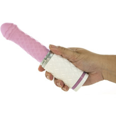 Розкішний вібратор-пульсатор з присоскою, рожевий Pillow Talk Feisty Thrusting Vibrator Pink