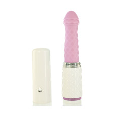 Розкішний вібратор-пульсатор з присоскою, рожевий Pillow Talk Feisty Thrusting Vibrator Pink