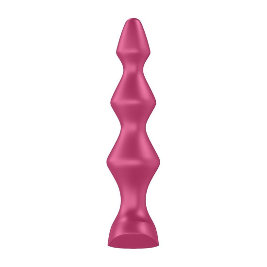 Анальный стимулятор-бусины с двумя моторами Satisfyer Lolli-Plug 1 Berry