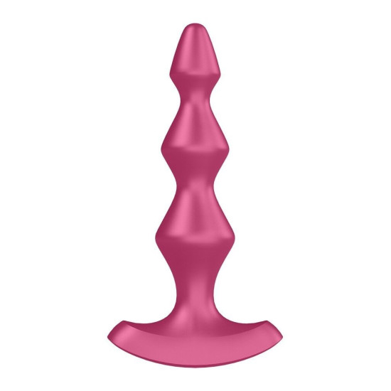 Анальный стимулятор-бусины с двумя моторами Satisfyer Lolli-Plug 1 Berry