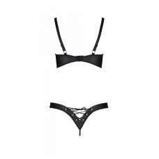 Комплект эротического белья, черный Passion Celine Bikini Black, S/M