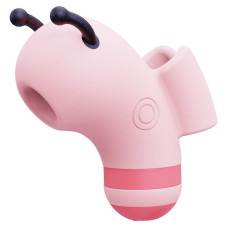 Вакуумний стимулятор для клітора з мікрострумами, рожевий CuteVibe Beebe Pink