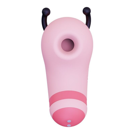 Вакуумний стимулятор для клітора з мікрострумами, рожевий CuteVibe Beebe Pink