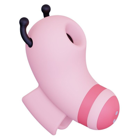 Вакуумний стимулятор для клітора з мікрострумами, рожевий CuteVibe Beebe Pink