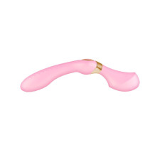 Двосторонній вібромасажер, світло-рожевий Shunga Zoa Light Pink