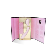 Двосторонній вібромасажер, світло-рожевий Shunga Zoa Light Pink