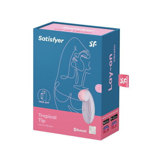 Вибратор, светло-сиреневый Satisfyer Tropical Tip Light Lilac