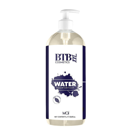 Классическая интимная смазка для секса на водной основе BTB WATER, 1000 ml