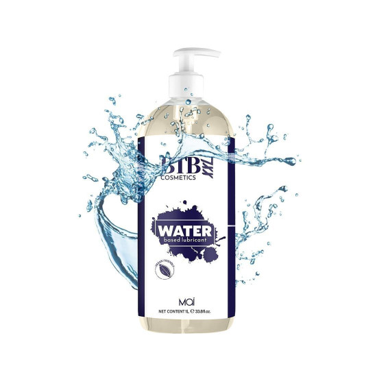 Классическая интимная смазка для секса на водной основе BTB WATER, 1000 ml
