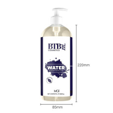 Класична інтимна змазка для сексу на водній основі BTB WATER, 1000 ml