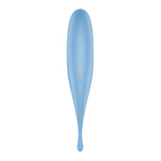 Вібратор для клітора з вакуумною стимуляцією, синій Satisfyer Twirling Pro Blue
