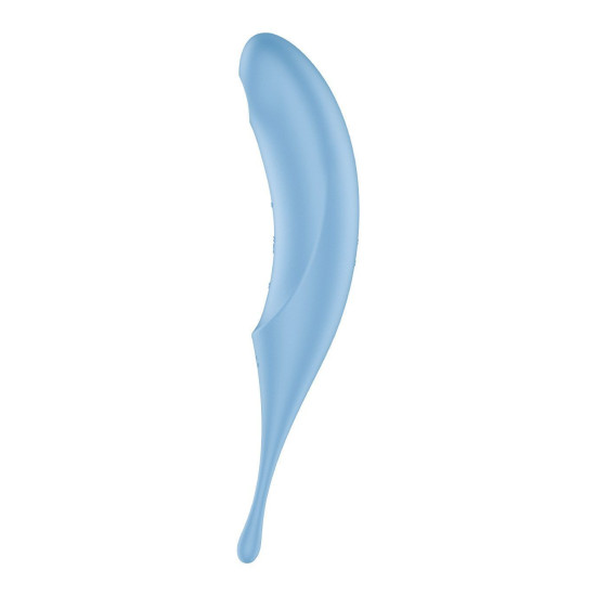 Вибратор для клитора с вакуумной стимуляцией, синий Satisfyer Twirling Pro Blue