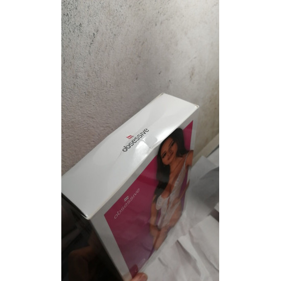 Еротичне напівпрозоре боді Obsessive Heavenlly crotchless teddy M/L (пом'ята упаковка!!!)