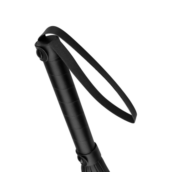 Флоггер зі штучної шкіри, чорний Bedroom Fantasies Faux Leather Flogger Black