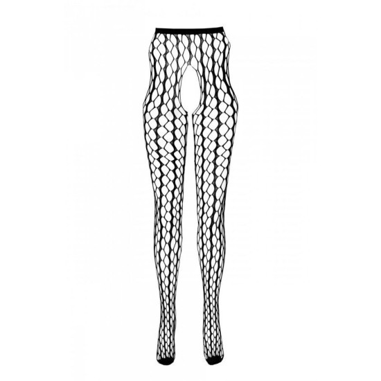 Эротические колготки-бодистокинг, чёрные Passion ECO S007 Black