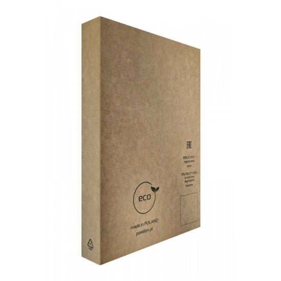 Эротические колготки-бодистокинг, чёрные Passion ECO S007 Black